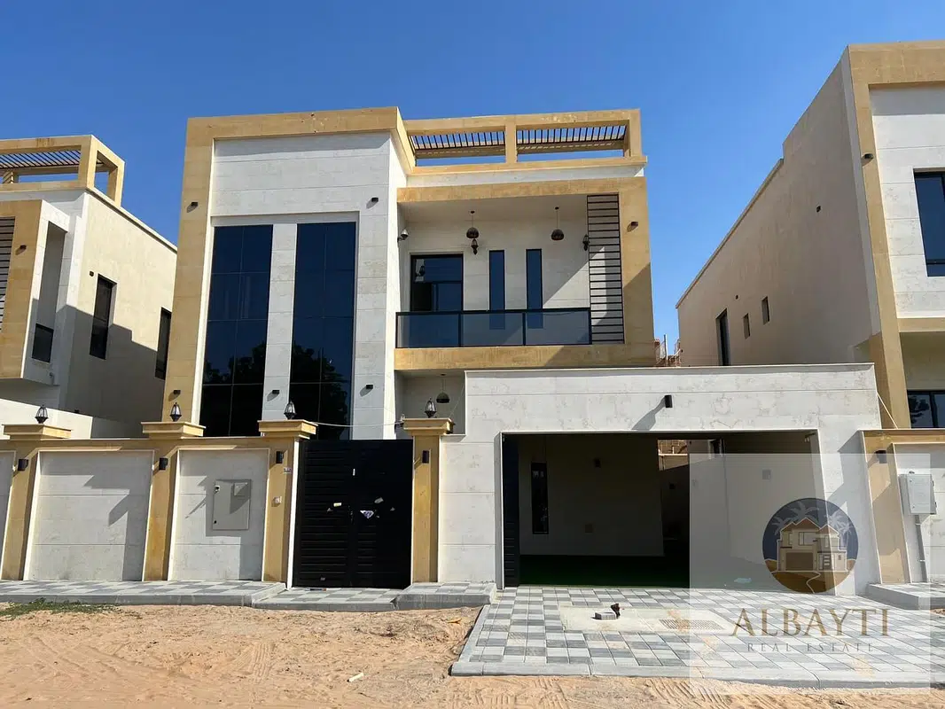 Excellent villa for Sale Al mowaihat2 in Ajman// 5 Master Bedrooms-7 bathrooms, Hall Majlish-0