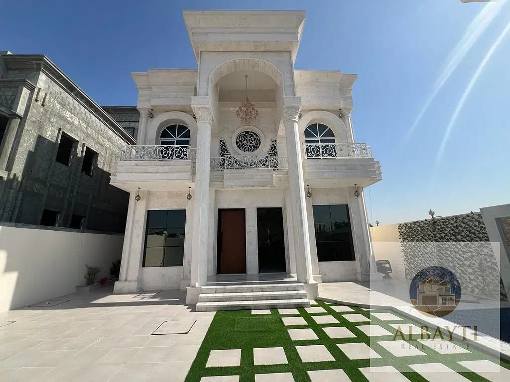 In the Emirate of Ajman, opposite Al Helio Park, an excellent location near Sheikh Mohammed bin Zayed Road. 5 master bed-3